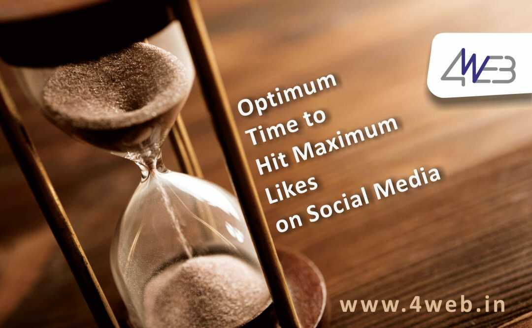 Optimum Time to Hit Maximum Likes on Social Media