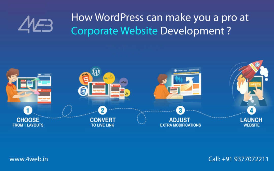 How WordPress can make you a pro at Corporate Website Development?