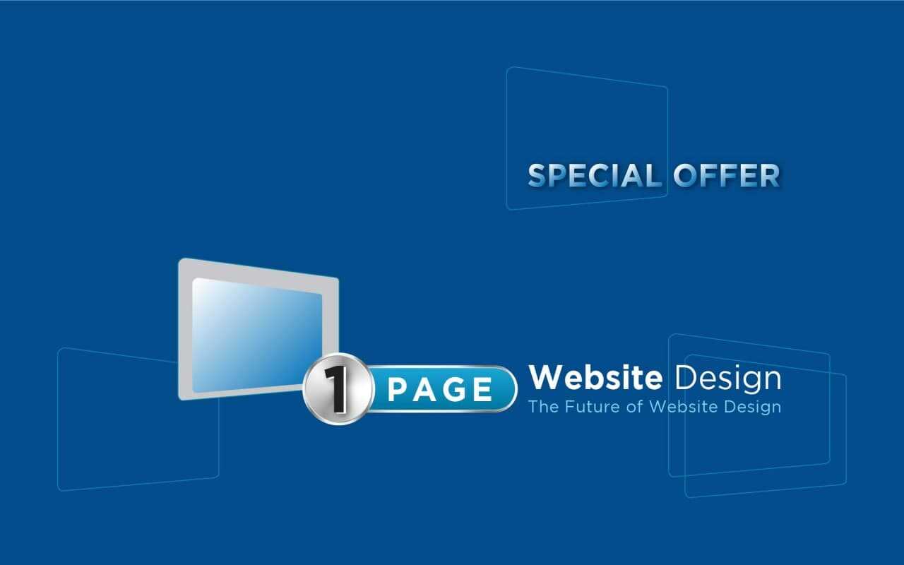 One Page Website Design India Rs.4000- Dynamic Website 4web